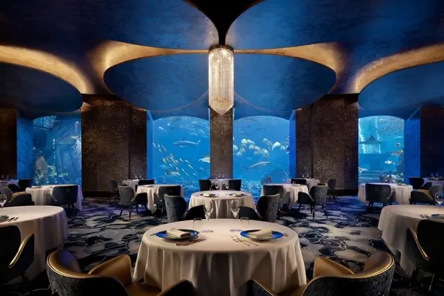 Luxury Car Rental near Jumeirah Beach Hotel Dubai and Ossiano Dubai, a one MICHELIN star restaurant.